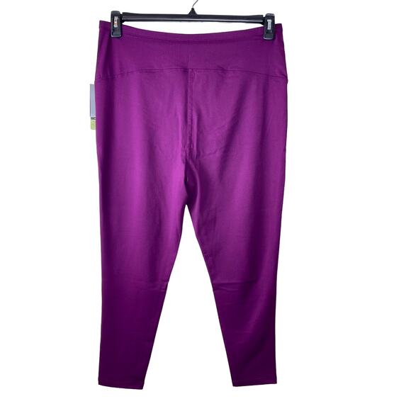 ID Ideology Perfect Plum Maternity Ankle Leggings NWT Plus Size 1X - Picture 2 of 7